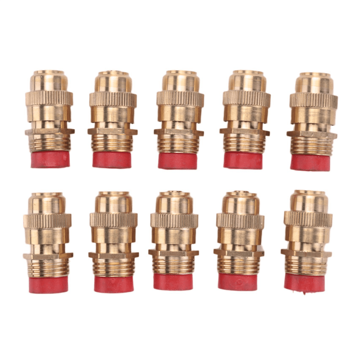 30Pcs 1/2 Inch Adjustable Sprinkler Middle Distance Sprinkler Brass Nozzle Garden Lawn Irrigation Watering Fittings