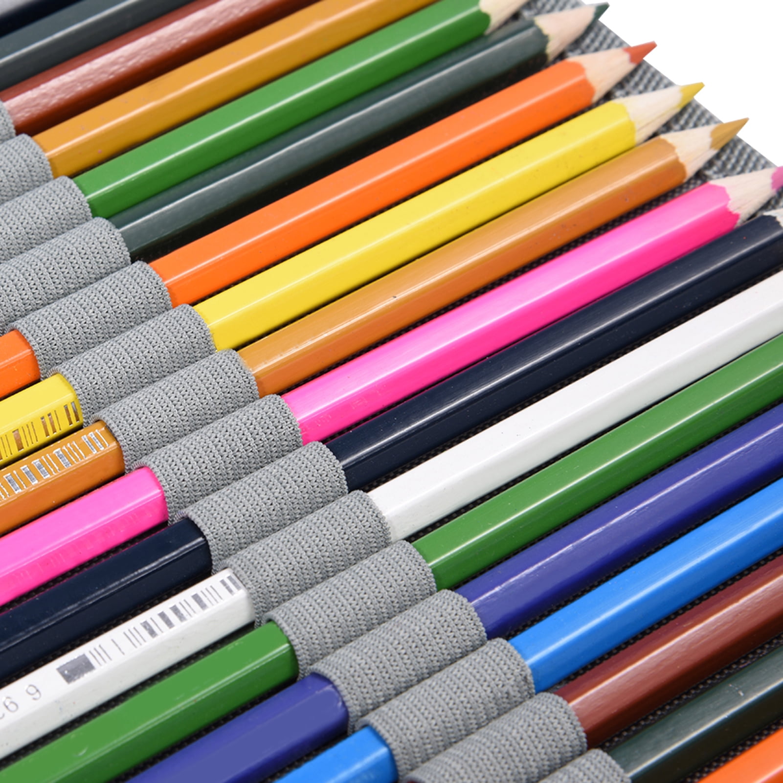 UrbanEden 150 Slots Large Capacity PU Leather Fabric Pencil Case Pen Bag,Pencil Case