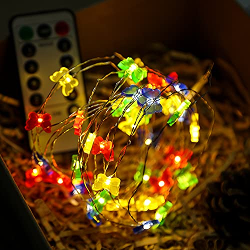 UAMSTYLE Butterfly Decorative String Lights,40 LED USB Plugin Copper Wire Butterfly Fairy