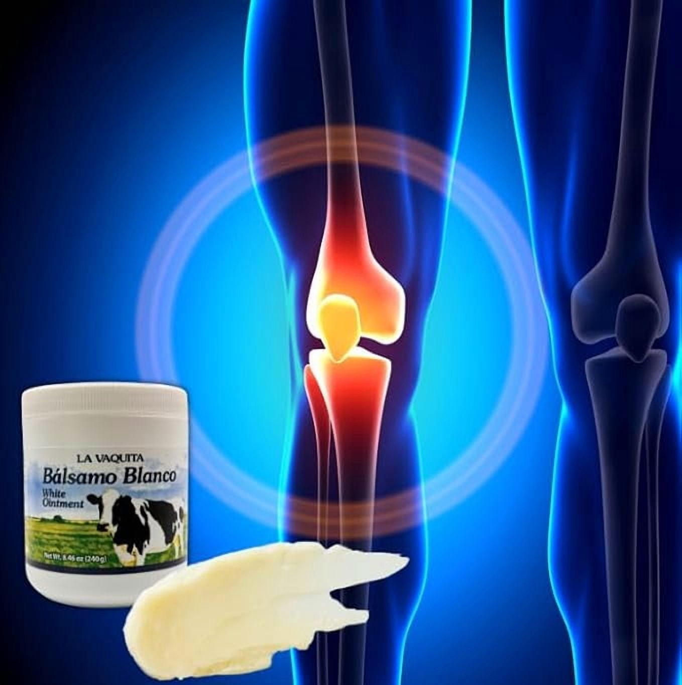 La Vaquita Bálsamo Blanco Ointment for Extra Fast-Acting Relief of Muscles & Joints, 8.4oz
