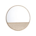 thumbnail image 1 of Round Wood Mirror, Wall Mirror Decorative Mirror, Nature Bathroom Vanity Mirror, 1 of 9