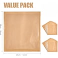 thumbnail image 2 of Bakery Bags with Window,Kraft Paper Dessert Bags,Greaseproof Heat-Sealed Translucent Candy Bags,Suitable Baked Goods Packaging for Donuts, Bakery Snacks, Sandwiches, Sandies, Cookies (100PCS, Brown), 2 of 7