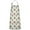White Highland Cow, variant on White Elephant Pattern Apron-Garden Aprons for Women with Pockets-Cotton Linen Waterproof Kitchen Cooking Gardening Aprons Adjustable for Kitchen,Cooking,BBQ and Salon 33x27 Inch