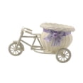 thumbnail image 2 of Mini mini canasta de bicicleta Canasta de flores tejidas adorno de planta decorativa Plantilla de para la fiesta de decoración Toma fotos, 2 of 8