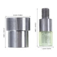 thumbnail image 2 of MLINS 2pcs Double Capped Rivets Setting Die Manual Hand Press Rivets Die For Clothes Universal Manual Press Setting Shoes Bags, 2 of 8