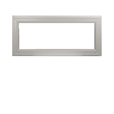 Double Pane Transom Window 30" x 10" Vinyl Picture Windows Argon Gas DP50 Low-E Glass