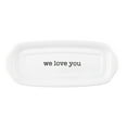 thumbnail image 2 of There's No Butter Nana Than You Butter Dish Tray with Lid | Ceramic 8.5"L x 3.5"W, 2 of 3