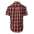 thumbnail image 3 of Gioberti Men's Short Sleeve Plaid Shirt, 3 of 3