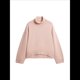 thumbnail image 1 of Suéter de Cuello Alto para Mujer, Blusa de Punto de Larga Gruesa con Dobladillo Alto y Bajo, para Otoño e Invierno. Rosa M, 1 of 10