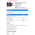 thumbnail image 2 of A/C Clutch - Compatible with 1992 - 1996 GMC G3500 1993 1994 1995, 2 of 2