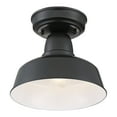 thumbnail image 6 of John Timberland Urban Barn Rustic Farmhouse Semi Flush Mount Outdoor Ceiling Light Black Metal 10 1/4" for Post Exterior Barn Deck House Porch Yard, 6 of 7
