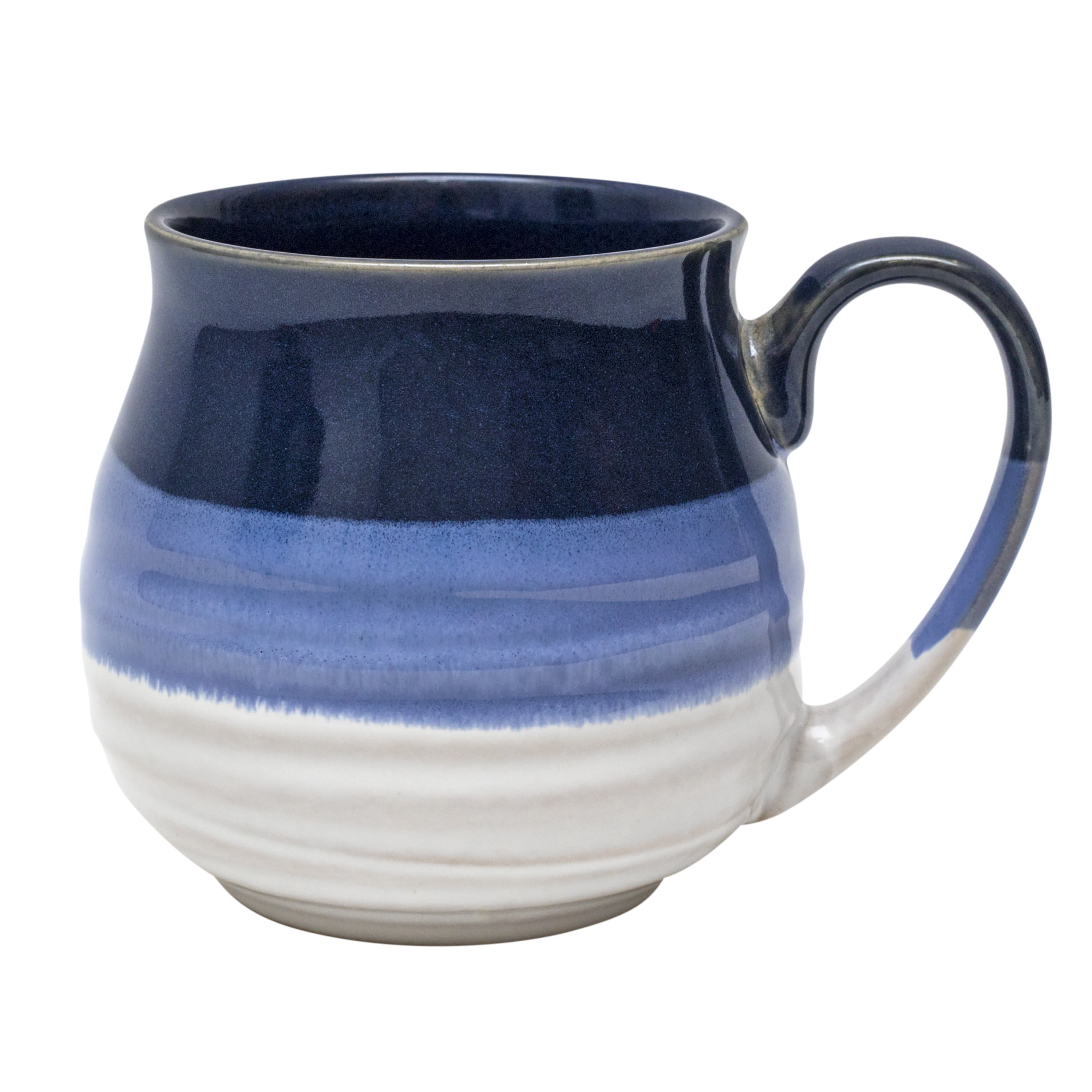 Sheffield Home Reactive Glaze Mugs 4 Pack Blue White Walmart