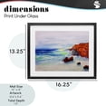 thumbnail image 4 of Stupell Industries Eclectic Deep Blue Rocky Beach Black Framed Print Under Glass, 16 x 13, by Lee Ann Zirbes, 4 of 8