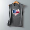 thumbnail image 4 of IROINNID Sleeveless Tank For Women Comfortable Casual Round Neckline Women Tops USA 4th Of July, 4 of 4