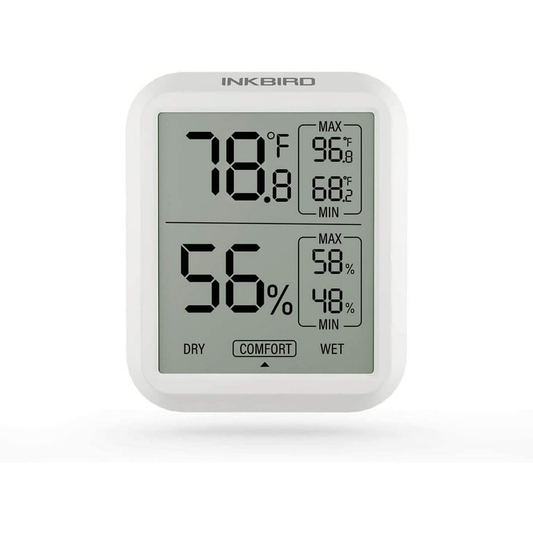 INKBIRD ITH-10 Digital Thermometer and Hygrometer Temperature Humidity  Monitor