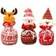 thumbnail image 1 of Bolsas de regalo navideñas con cordón Afortunado Sencillez, 1 of 5