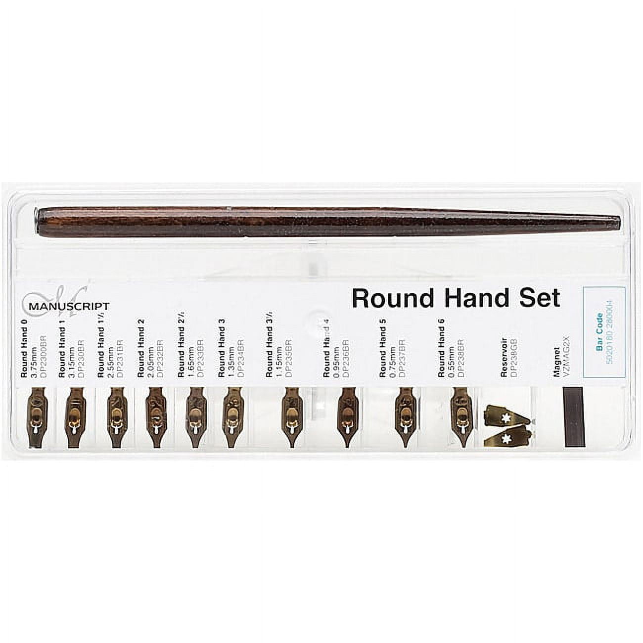 Manuscript Round Hand Calligraphy Set