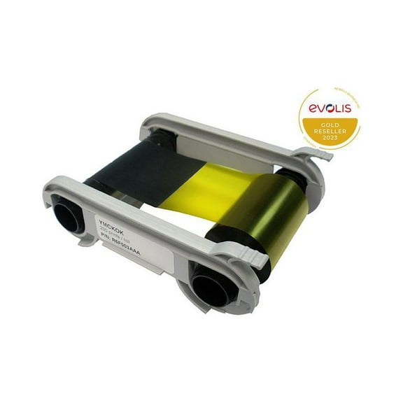 Evolis Multi Color Ribbon,200 Cards Per Roll R6F003AAA