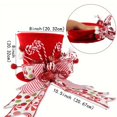 thumbnail image 3 of Christmas Tree Topper, Christmas Tree Topper Hat, Candy canes Tree Topper, Tree Topper Christmas Decorations with Bow Ribbon Christmas Tree Ornaments for Home Decor, 3 of 7