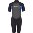thumbnail image 2 of Aqua Blue 3mm Boy's Springsuit Wetsuit, 2 of 5
