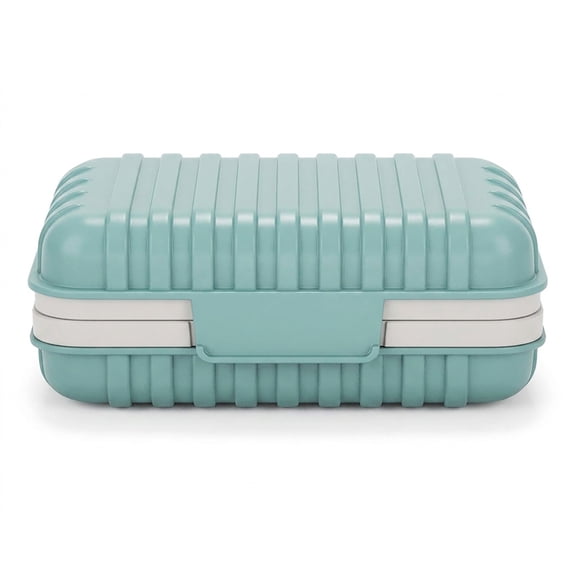 Travel Soap Holder with Lid - Draining Soap Box for Shower -Compact Travel Soap Case Leak-Proof Design for Camping, Hiking, Gym & Outdoor Use | Keeps Soap Dry & Hygienic