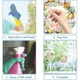 thumbnail image 5 of 4Pcs 6.3 Inch Coral Window Clings Decoration Underwater Seaweed Starfish Seashell Removable Static Sliding Door Glass Window Decals Alert Sticker for Stop Birds Strikes Home Decor 1set, 5 of 9