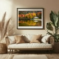 thumbnail image 3 of Echo Lake 02 - New Hampshire Photography Black Framed Wall Art Print 20 x 30 inches, 3 of 4