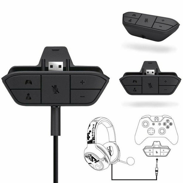 Xbox One Headset Adapter Xbox Stereo Audio Game For Microsoft One Controller Dr - Chat And Stereo Headphone Accreate Best Converter - Walmart.com