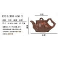 thumbnail image 2 of Zisha Tea Set Gifts Chinese Yixing Purple Clay Teapot 380ml Handmade Stump Tea Pot Raw Ore Purple Mud Kettle, 2 of 9