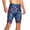 Navy Combo, variant on Boy's/Men's Printed Cross Puzzle Swim Jammer (MJ017) - Green Combo - 30