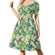 thumbnail image 2 of Vestido de manga corta Fresh Tropics, vestidos de verano para mujer, ropa para mujer, 2 of 7