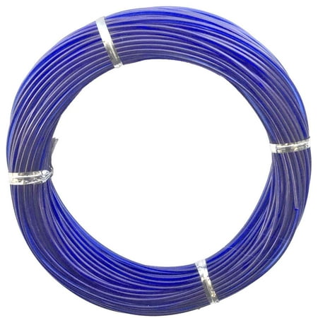 UPC: 0017702000115 | Black Marine Products OL-011 Outrigger Line 100 Foot Blue Mono 400LB Test with Crimps – OL-011