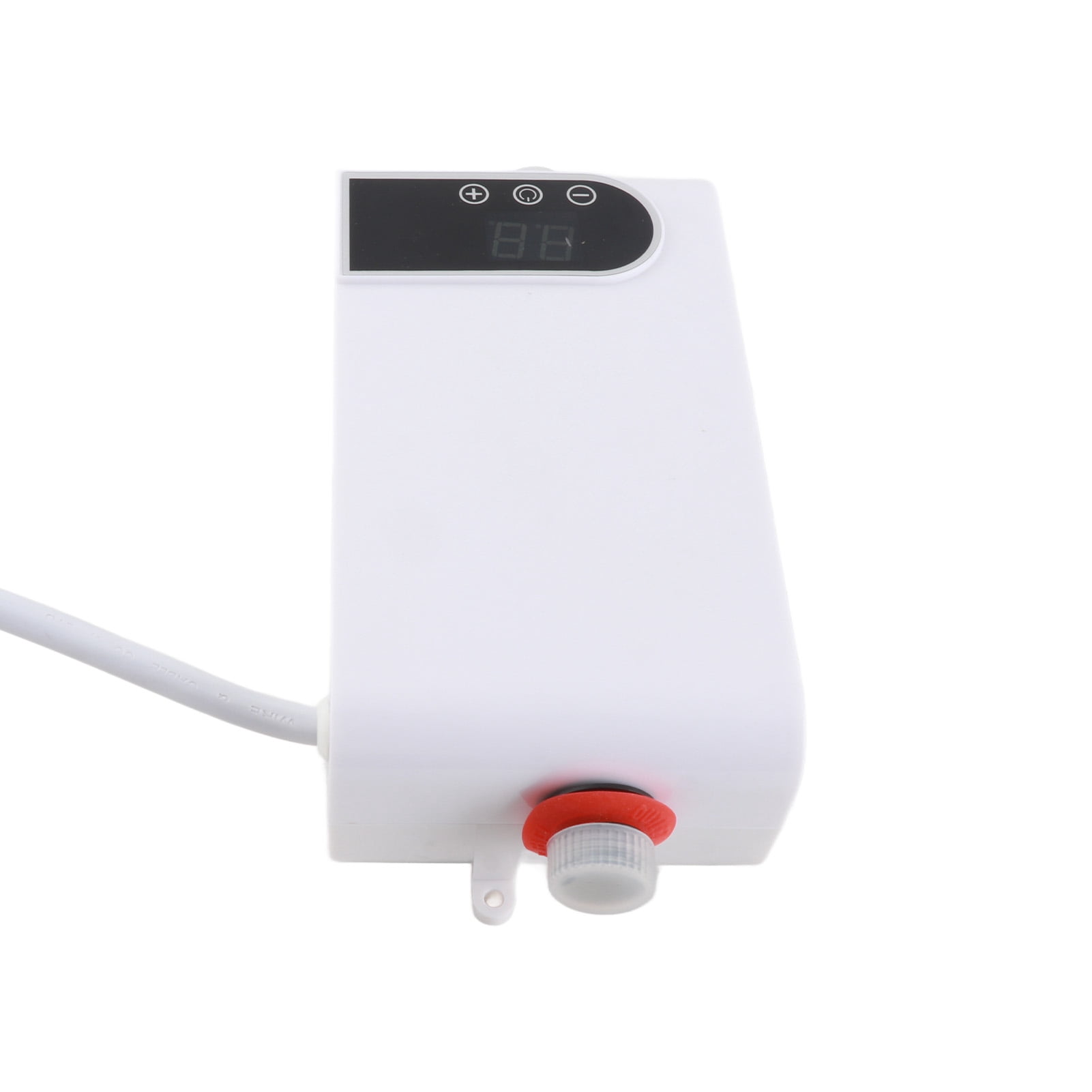 M Buder 110V US Fast Instant Electric Tankless Water Heater, 3500W Smart Thermostatic Kitchen Treasure Small Hot Water Heating System for Bathroom 7.5 x 4.0 x 2.7 inches / 19 x 10.2 x 6.8 cm