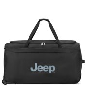 Branded JS009D 31 Large Checked Rolling Wheeled Duffel