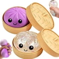 thumbnail image 1 of Squishies de dumpling DamenVerra, 2 piezas, juguete antiestrés, 1 of 5