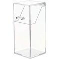 thumbnail image 3 of Acrylic Clear Covered Makeup Brush Holder - Dustproof Lid - Brush Storage Organizer, 3 of 6