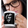 thumbnail image 2 of 3drose, Photograph of an Angel Statue with a Dramatic Black Background., 11oz Mug, 2 of 6