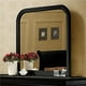 Benzara BM172127 38,25 x 1 x 38 Po Miroir Commode - Noir – image 1 sur 1