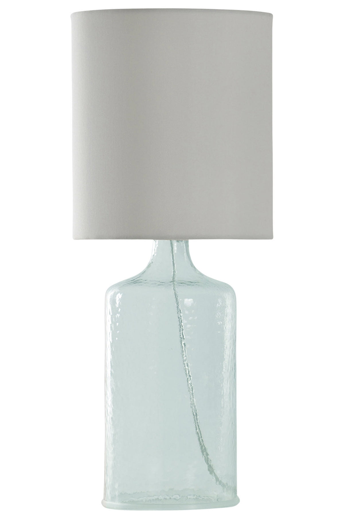 Gwg Seeded Glass Table Lamp In, Clear Seeded Glass Table Lamp