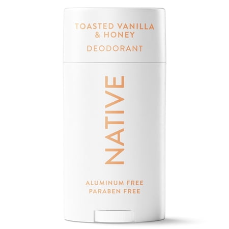 Native Aluminum Free Deodorant For Women, 72 Hour Solid Deodorant Stick, Toasted Vanilla & Honey, 2.65oz