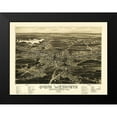 thumbnail image 2 of Walker 14x11 Black Modern Framed Museum Art Print Titled - South Weymouth Massachusetts - Walker 1885, 2 of 5
