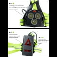 thumbnail image 3 of Feux de Course pour Coureurs avec 2 Pack Brassard Lumière USB Rechargeable Nuit Lumière de la Poitrine Lumière 120faisceau Réglable Lampe de Course Imperméable à l'Eau pour le Camping Randonnée Jogging Wa, 3 of 6