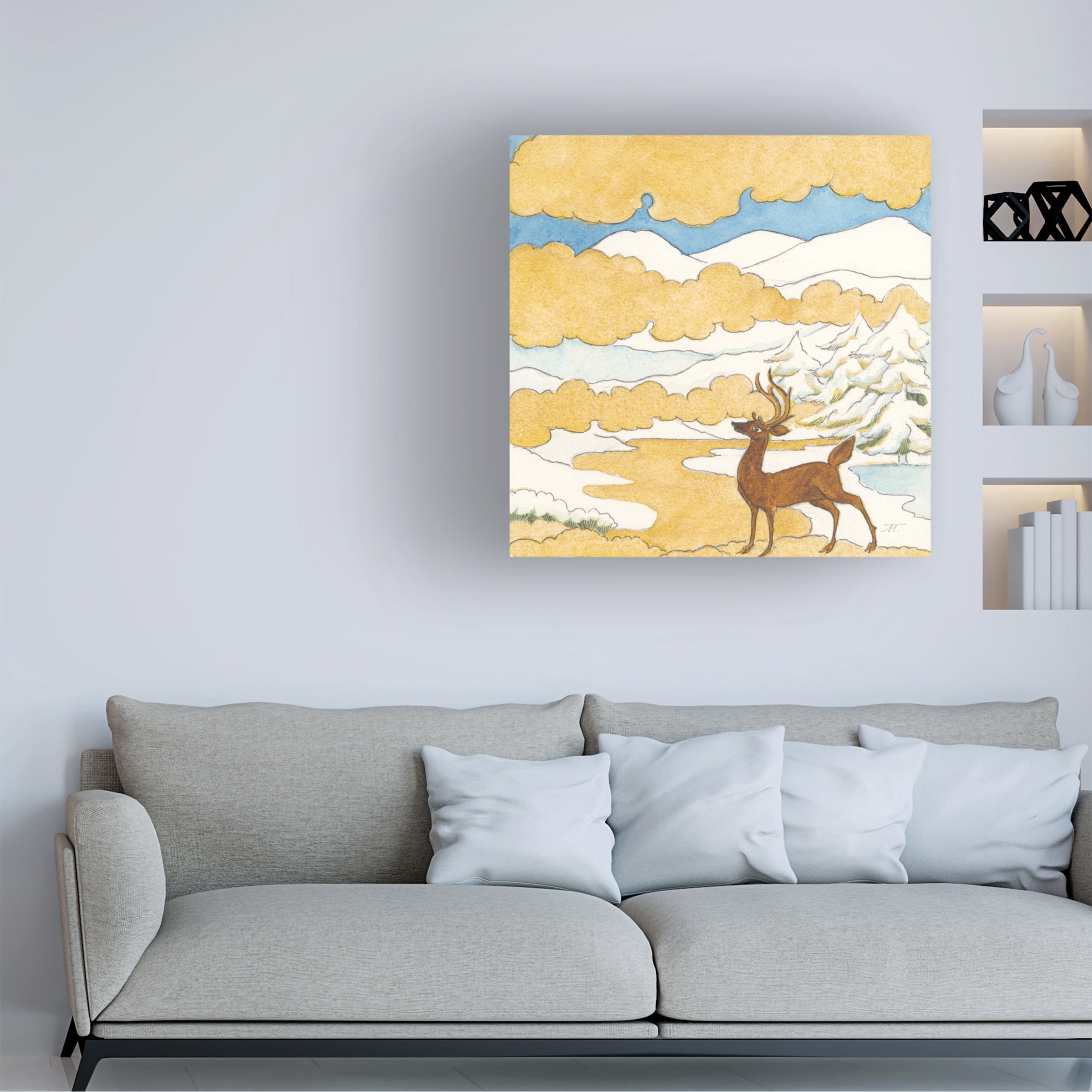 Miranda Thomas 'Riverside V' Canvas Art