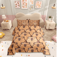thumbnail image 2 of Manfei Kawaii Capybara Bedding Comforter Set,Capybara Lovers Twin Comforter Sets,Cartoon Animals Lovers Bedding Set For Boys Girls,,Microfiber Bedroom Decor Reversible,2-Piece, 2 of 9