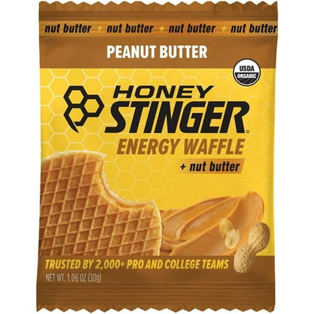 Honey Stinger 535726 Stinger Peanut Butter Waffle