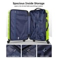 thumbnail image 4 of Juego de 3 piezas Luggage Suitour Hard Shell con ruedas giratorias y cierre TSA, 4 of 8