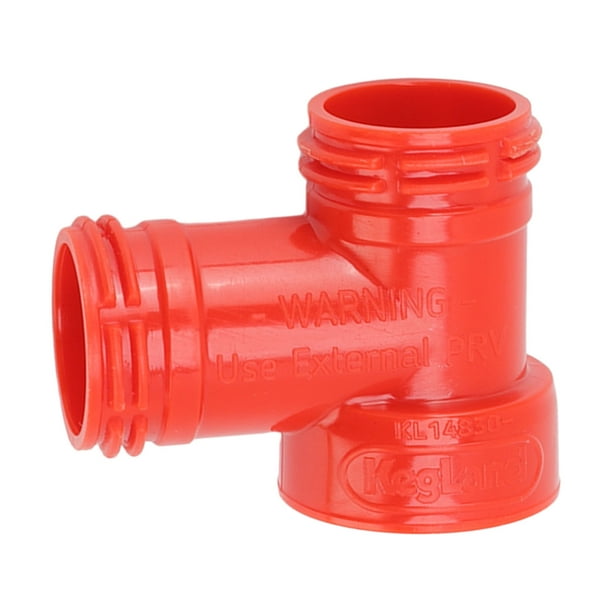 Adaptador de 3 de Botella de Presión, Juntas de Barrio de Cerveza Junta Sin OxÍgeno Junta de Sellado de Sellado de Olor Inesperado 65 PSI ABS para la Cena