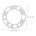 thumbnail image 2 of WRITWAA Moyeu en Alliage d'Aluminium pour Roues Centrées 12Mm Blanc pour Roues de Camion Tout-Terrain, 2 of 6