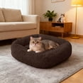 thumbnail image 3 of Calming Pet Bed for Cats and Dogs Self Warming Soft Cuddler Cushion Machine Washable Indoor Outdoor Use, 3 of 5