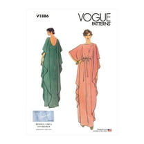 Vogue Sewing Pattern 1886 Caftans, Dresses A (XS-S-M-L-XL-XXL)